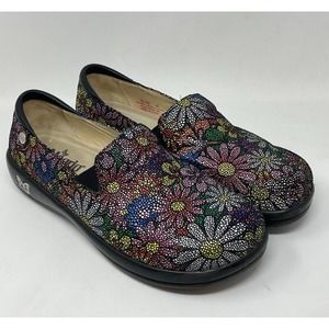 Alegria 42 Comfort Clogs Shoes Floral Keli PRO Daisy Chain Retro N5